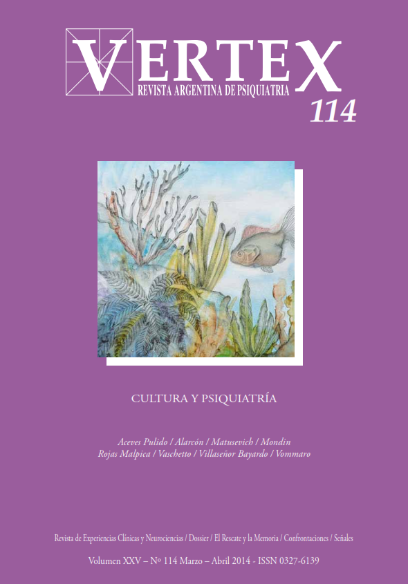 					Ver Vol. 25 Núm. 114, mar.- abr. (2014): Cultura y psiquiatría
				